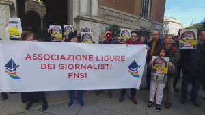 Genova, i giornalisti liguri dicono no alla "Legge bavaglio". La segretaria nazionale Fnsi Costante:"Ci mobilitiamo per la dignità di questo mestiere"