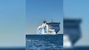 Arrivata al porto di Livorno la gemella del traghetto più grande del mondo: Moby Legacy
