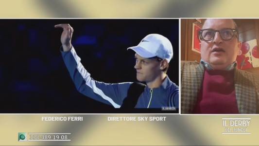 Tennis, tutti pazzi per Sinner. Ferri (direttore Sky Sport) a Telenord: "Intelligente, maturo e capace di migliorarsi anche nelle vittorie"
