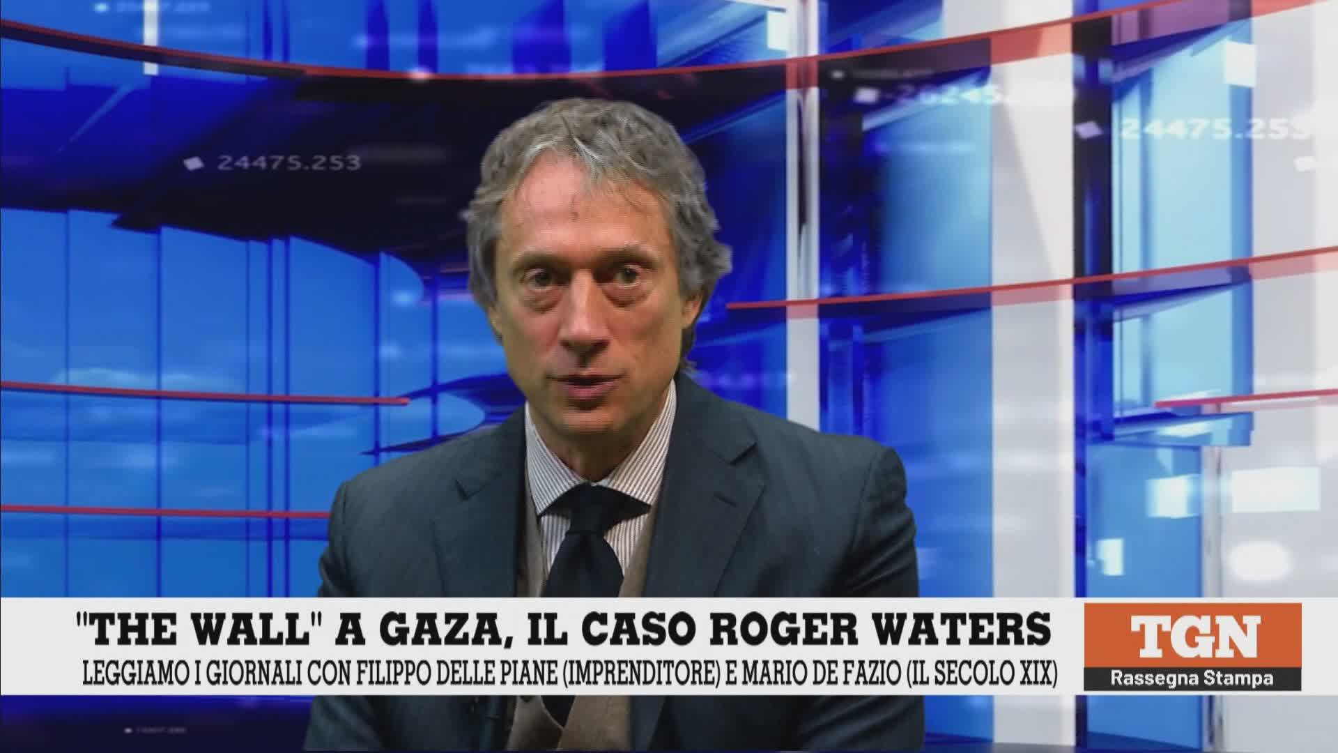 Caso Roger Waters-Israele, l'imprenditore Delle Piane a Telenord: "Gli artisti amano schierarsi, ma non sempre lo fanno a ragion veduta"