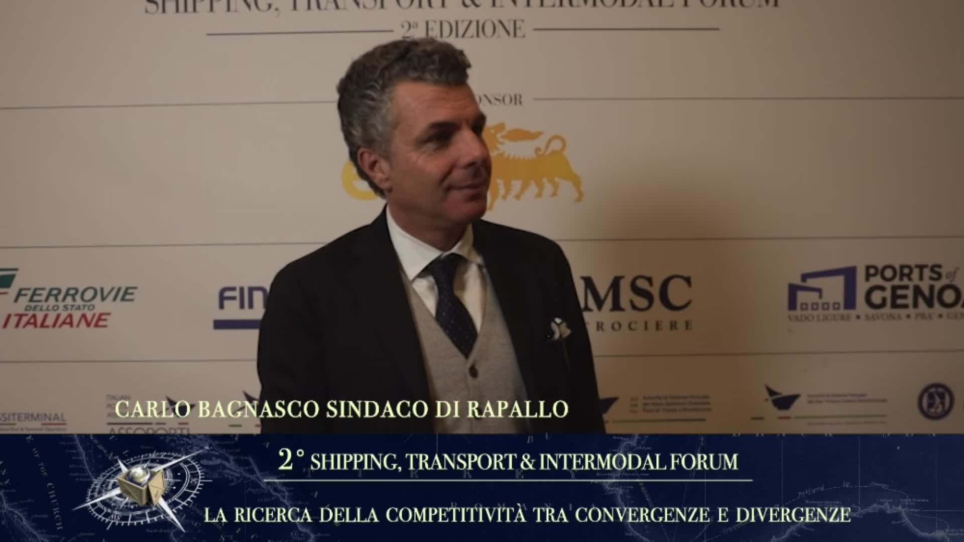 Shipping Transport & Intermodal Forum: l'intervista al sindaco di Rapallo Carlo Bagnasco