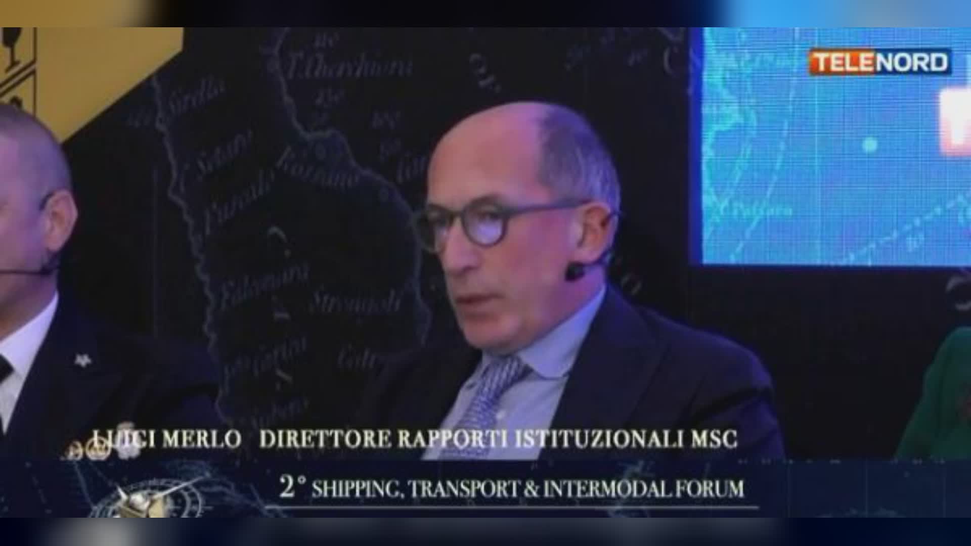 Rapallo, Shipping Transport & Intermodal Forum, Merlo (Msc): "Porti italiani devono essere riorganizzati"