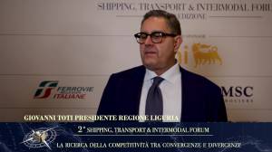 Rapallo, Shipping Transport & Intermodal Forum. L'intervista a Giovanni Toti - Presidente Regione Liguria