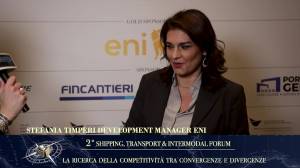 Rapallo, Shipping Transport & Intermodal Forum, Timperi (Development Manager Eni):"Per la decarbonizzazione dei trasporti proponiamo mix di soluzioni"