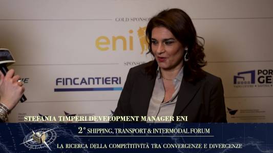 Rapallo, Shipping Transport & Intermodal Forum, Timperi (Development Manager Eni):"Per la decarbonizzazione dei trasporti proponiamo mix di soluzioni"