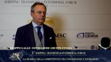 Rapallo, Shipping Transport & Intermodal Forum, Gallo (Finsea): "Il Porto di Genova ha una grande connessione con gli operatori della logistica"