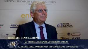 Rapallo, Shipping Transport & Intermodal Forum. L'intervista a Bernhard Kunz - Hupac