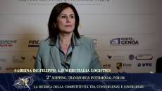Rapallo, Shipping Transport & Intermodal Forum. L'intervista a Sabrina De Filippis - Mercitalia Logistics