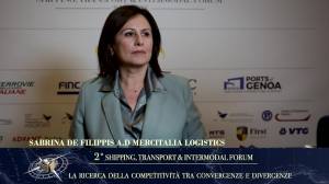 Rapallo, Shipping Transport & Intermodal Forum. L'intervista a Sabrina De Filippis - Mercitalia Logistics