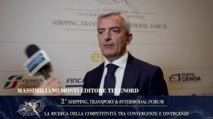 Rapallo, Shipping Transport & Intermodal Forum. L'intervista a Massimiliano Monti - editore Telenord