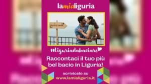 #Liguriadabaciare, al via la campagna social per San Valentino