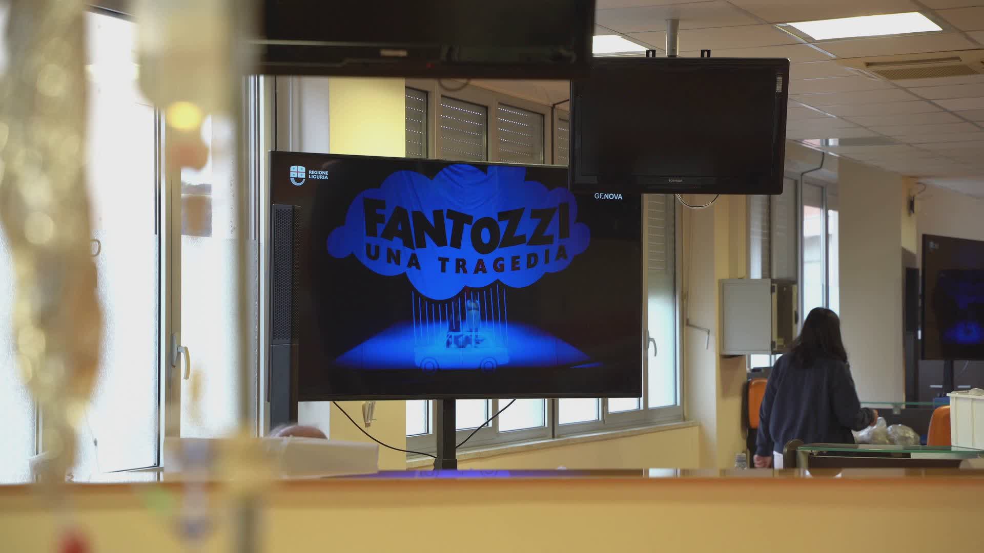 Genova, teatro: all'ospedale San Martino la prima diffusa di "Fantozzi. Una tragedia"