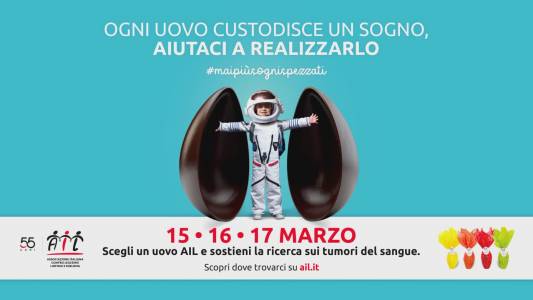 Liguria, le uova di Pasqua AIL tornano in piazza il 15, 16 e 17 marzo