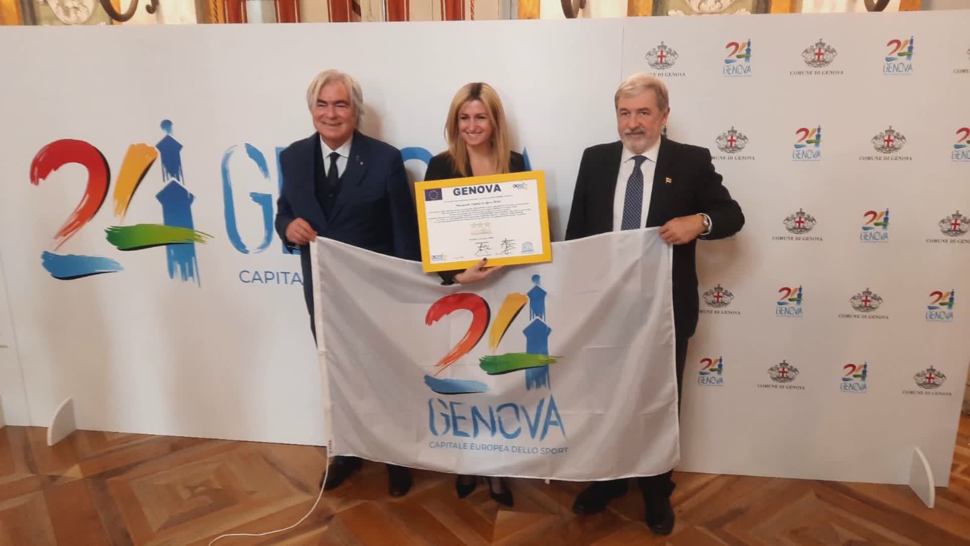 Genova capitale europea dello sport si svela a Roma: appuntamento giovedì allo stadio Olimpico con Malagò, Santanché e Abodi