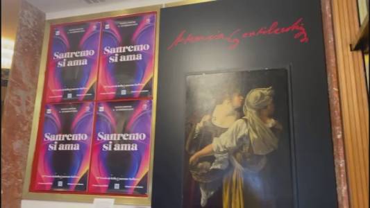 Festival Sanremo, all'Ariston il quadro di Artemisia Gentileschi portatore di un messaggio contro la violenza di genere