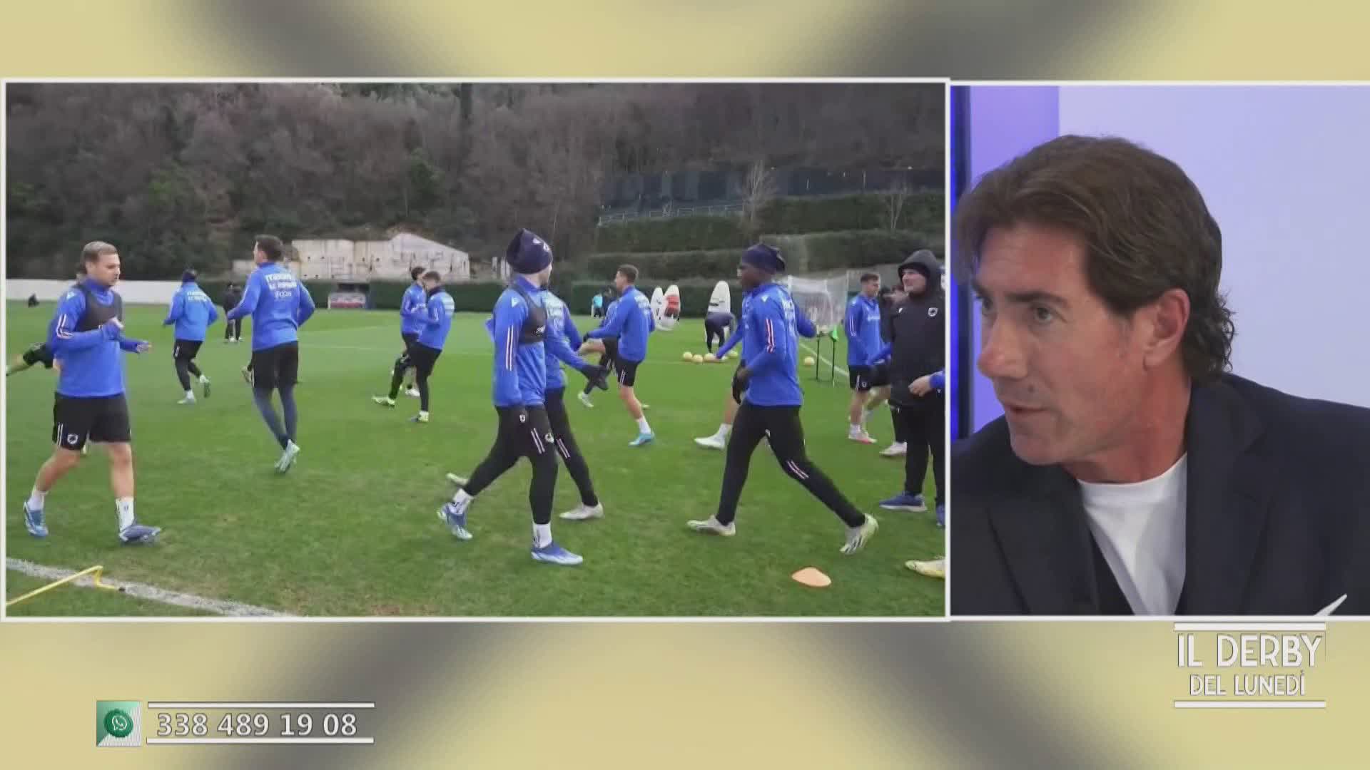 Sampdoria, Turci: "Pirlo punto di riferimento". Bergonzi: "Bisogna pensare in positivo"