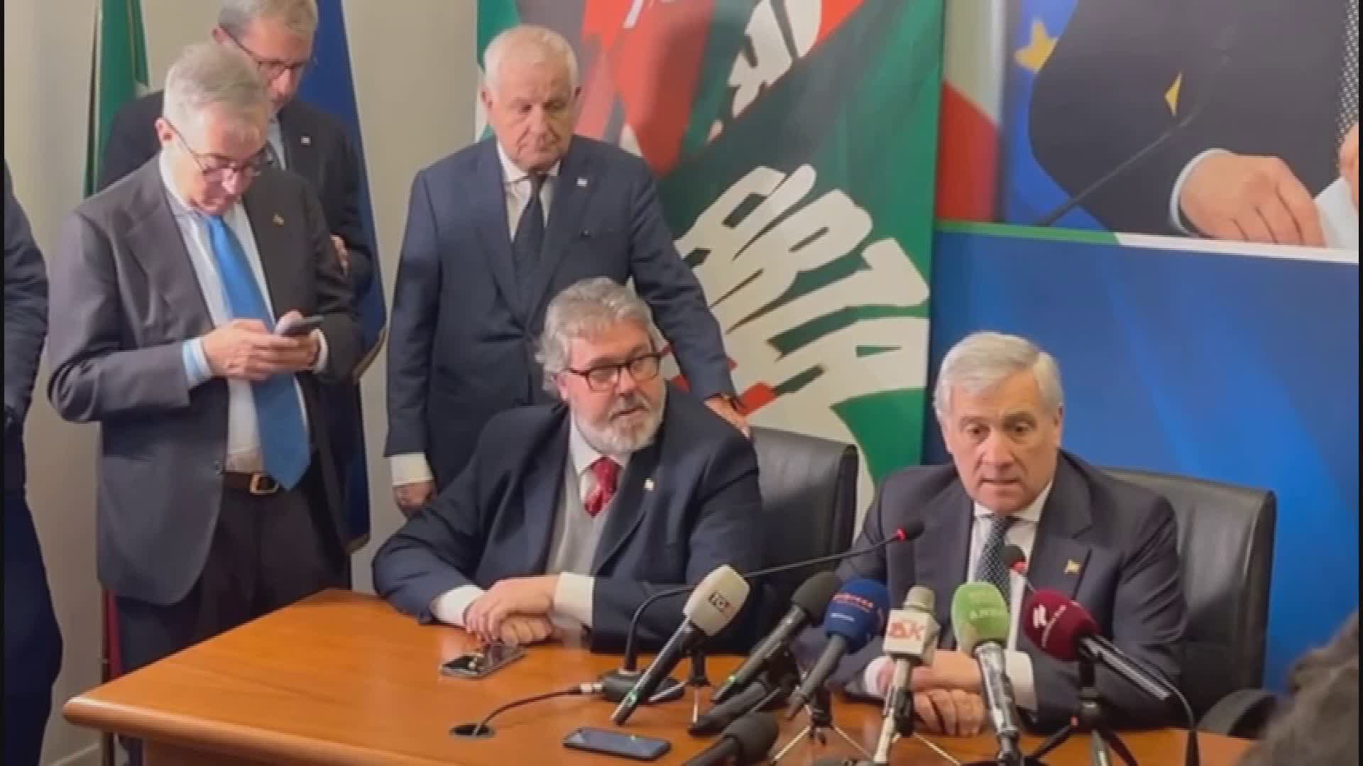 Terzo Mandato, Tajani: "Sì per i sindaci, ma per i governatori non siamo d'accordo"