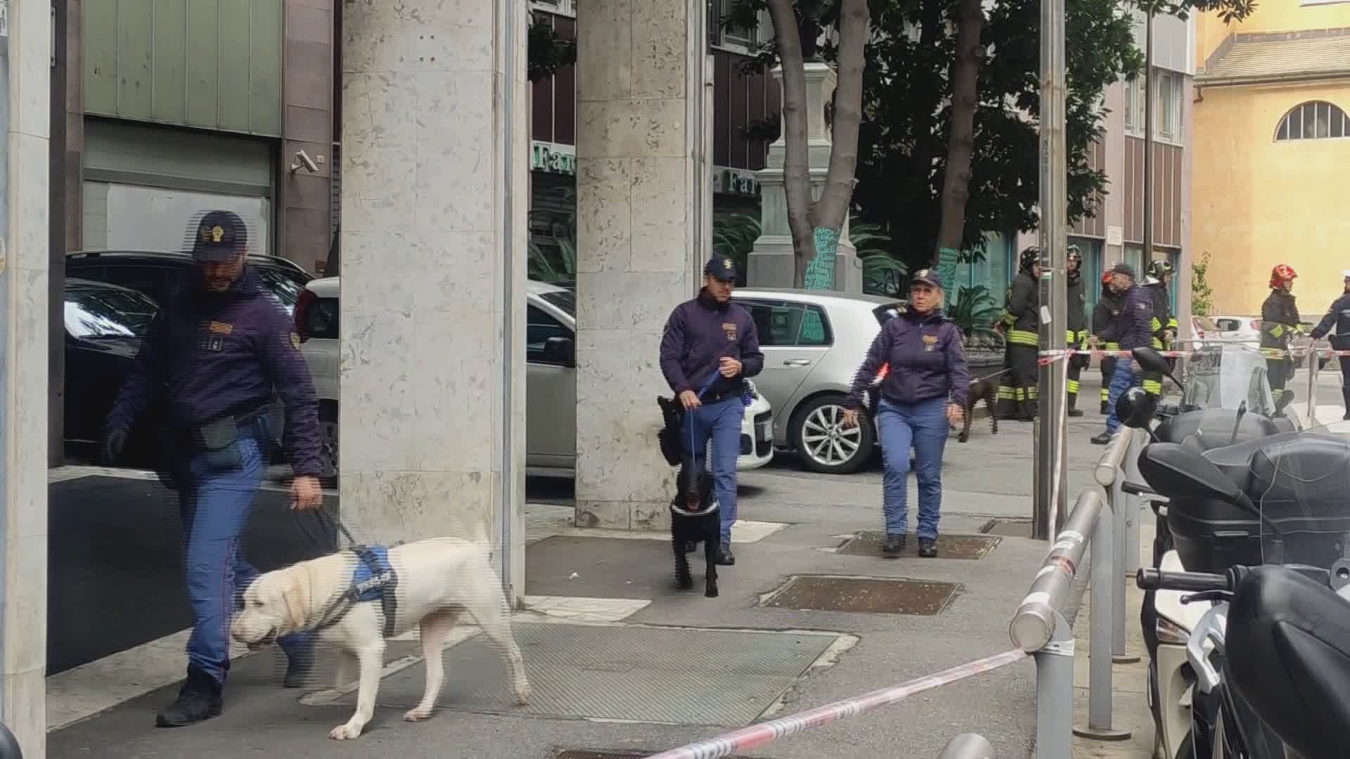 Tribunale di Genova, allarme bomba rientrato e viabilità ripristinata
