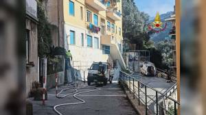 Genova: fuga di gas a Nervi in via del Commercio, intervengono i Vigili del fuoco