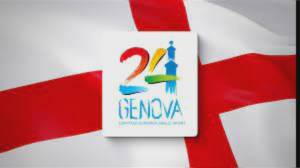 Genova capitale europea dello sport 2024, la patch sulla maglia del Genoa e sui pantaloncini della Sampdoria