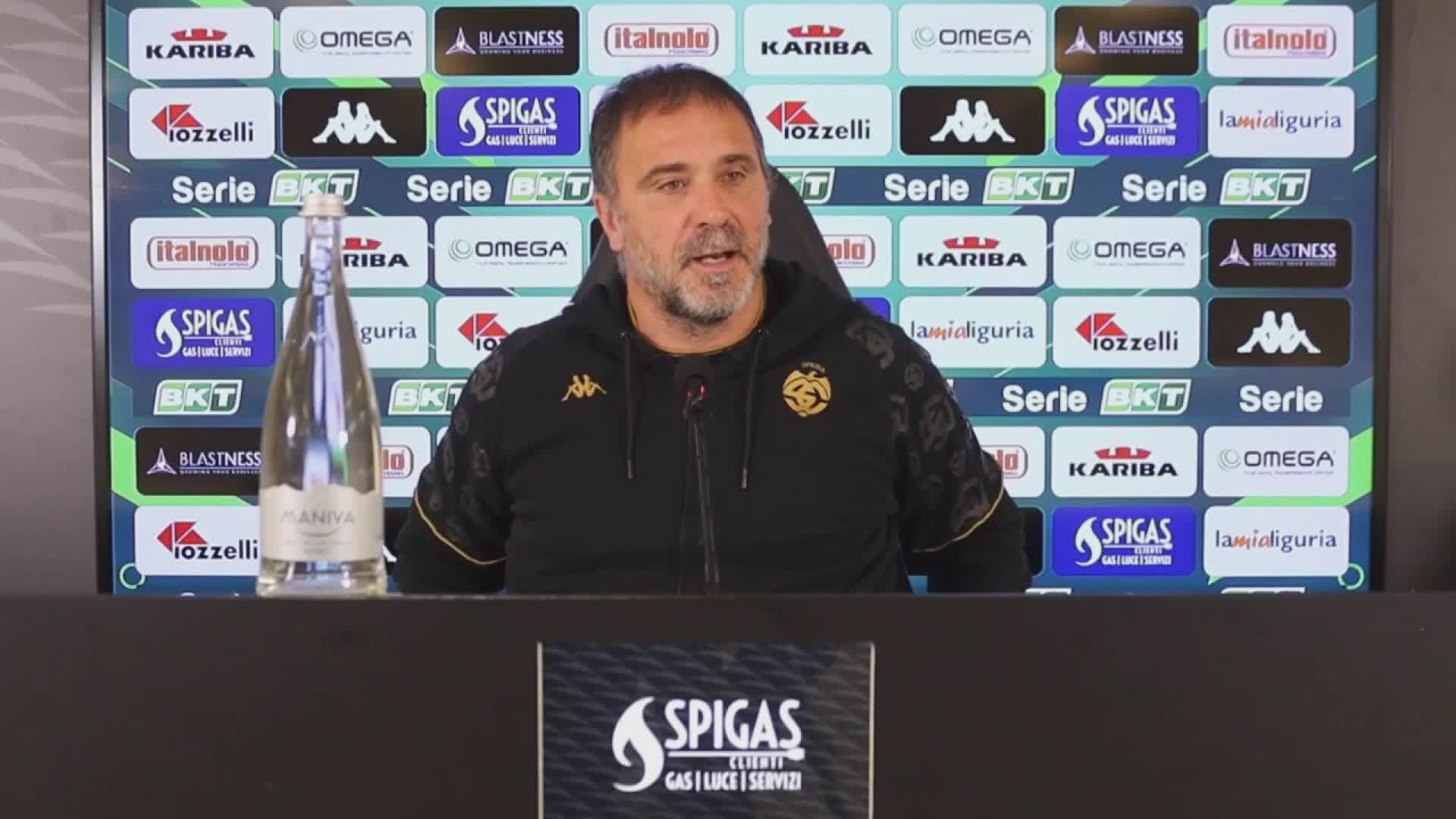 Spezia, D'Angelo in vista del Modena: "Vogliamo continuare a ottenere risultati. Non penso al turnover"
