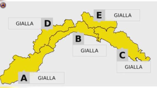Liguria, maltempo: allerta gialla per pioggia fino alle 15, prevista neve dalle 7 sopra i 1000 metri