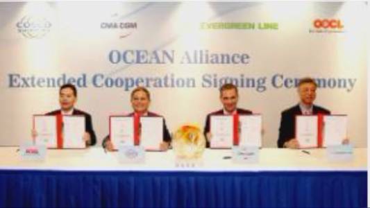OCEAN Alliance: COSCO SHIPPING estende la proroga per altri 5 anni