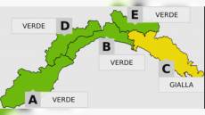 Maltempo, allerta gialla per piogge prolungata fino a mezzanotte sul Levante per i bacini grandi