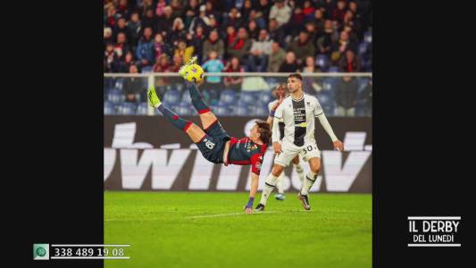 Genoa, Retegui che prodezza: al Derby del Lunedì il tributo al gol del centravanti