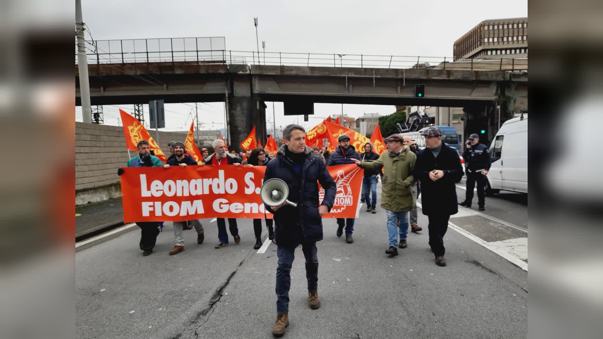 Genova: Leonardo, sciopero contro esternalizzazione di parte delle attività aziendali