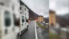 Rossiglione, riaperta strada statale del Turchino dopo la frana: si procede a senso unico alternato