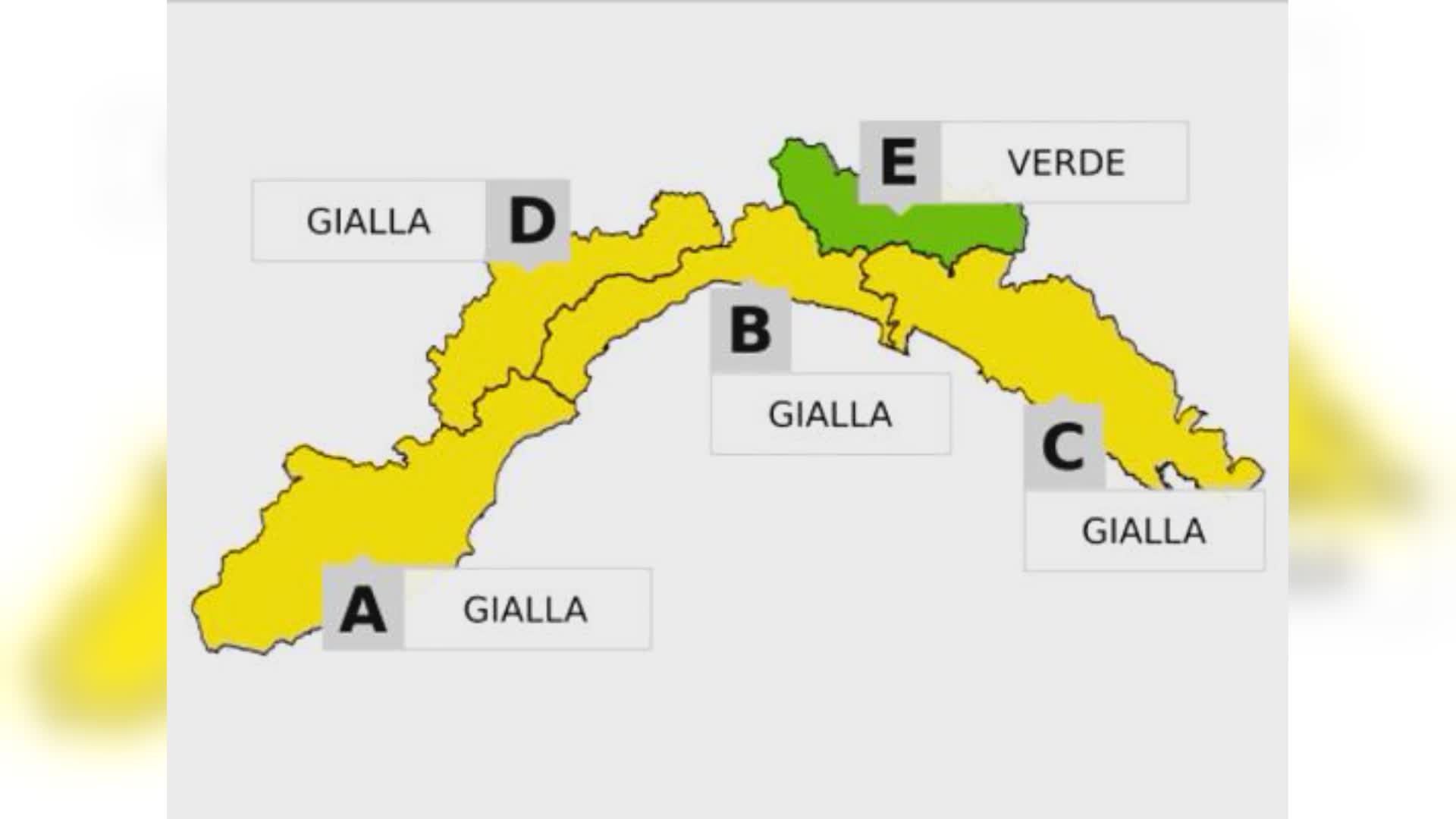 Maltempo in Liguria, Arpal prolunga l'allerta gialla fino a mezzanotte per temporali e piogge diffuse
