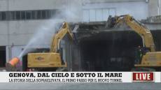 Genova, ecco l'avvio dei lavori per il tunnel subportuale: il "clic" sul bottone e le prime demolizioni