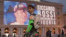Liguria, il centauro Riccardo Rossi nuovo testimonial del pesto e del turismo