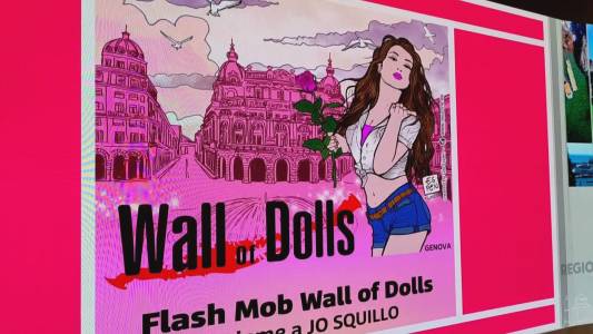 Genova, sabato 9 marzo il flash mob di Wall of Dolls: piazza De Ferrari si colorerà di fucsia