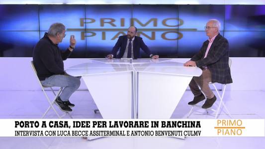 Primo piano -Porto a casa: non solo container, idee e scenari per le banchine- parlano Luca Becce, presidente assiterminal, e Antonio Benvenuti, conso