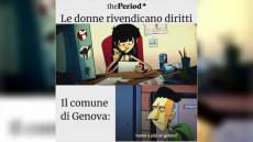 Genova, il portale femminista 'The Period' critica Confartigianato, Comune e Regione citando Zerocalcare: "S'annamo a pija er gelato?"
