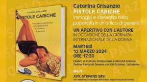 Genova: "Pistole cariche", presentazione del libro di Caterina Grisanzio all'Ordine degli Avvocati