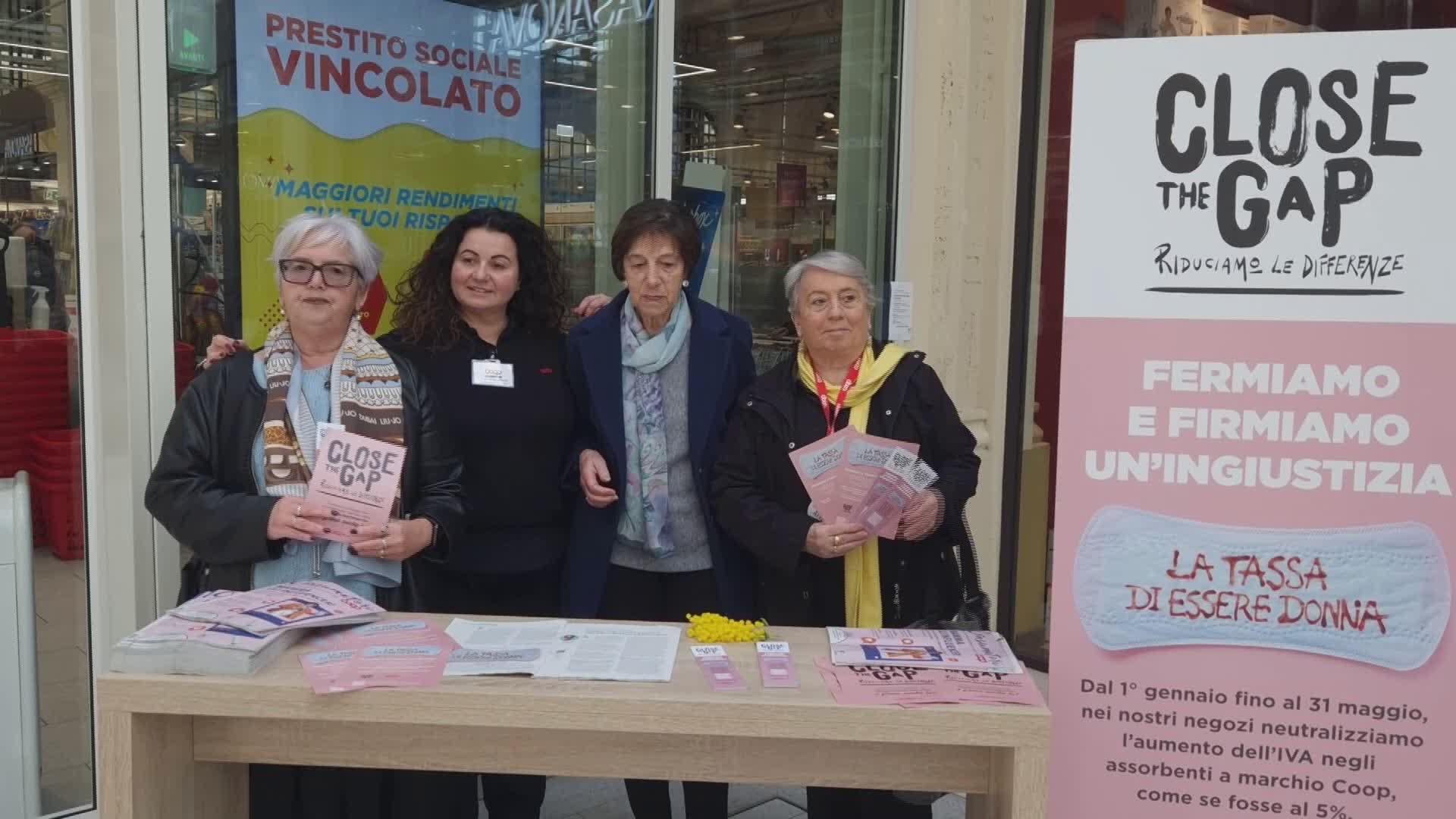 8 marzo, Coop Liguria in campo contro la "tampon tax": il costo degli assorbenti a marchio Coop resta invariato, con l'IVA al 5%
