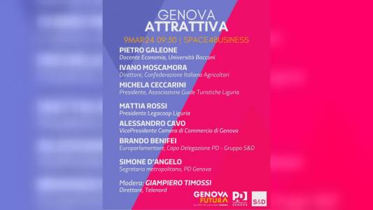 Genova Futura: 9 marzo, quinto incontro del ciclo Pd sulla città da rilanciare