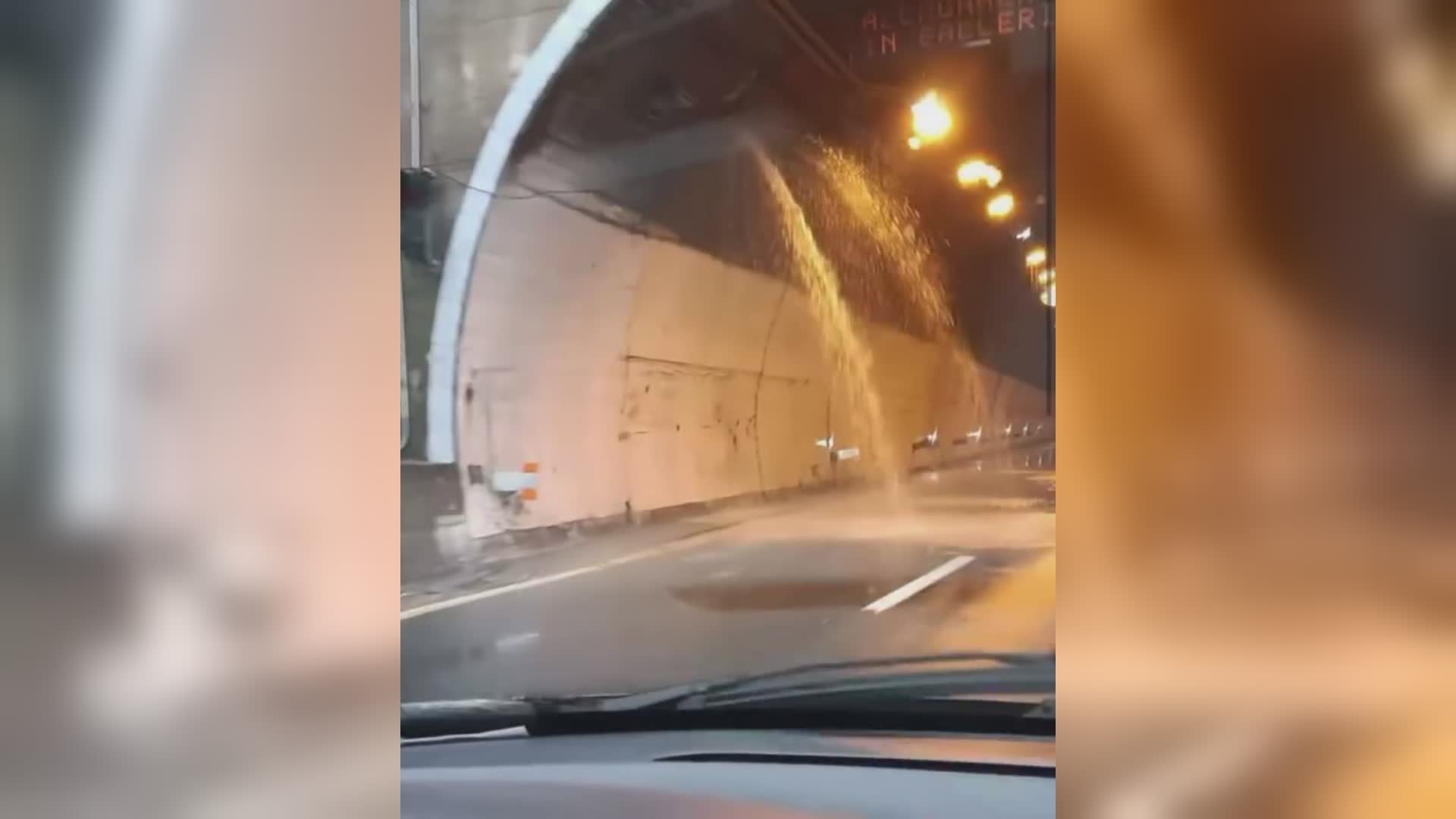 Maltempo, cascate in galleria sulla A12, Tosi (M5S): "Chiederò spiegazioni a chi ci governa"