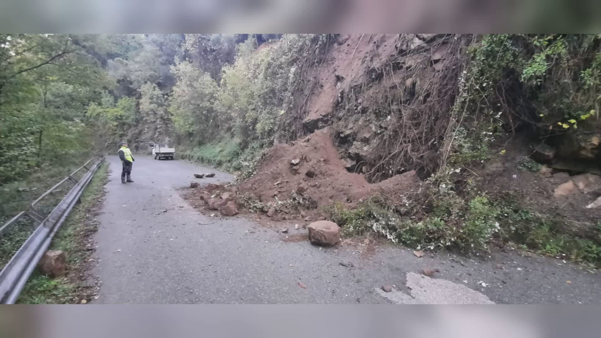 Val Fontanabuona, nuovo smottamento: isolati 40 abitanti a San Colombano Certenoli