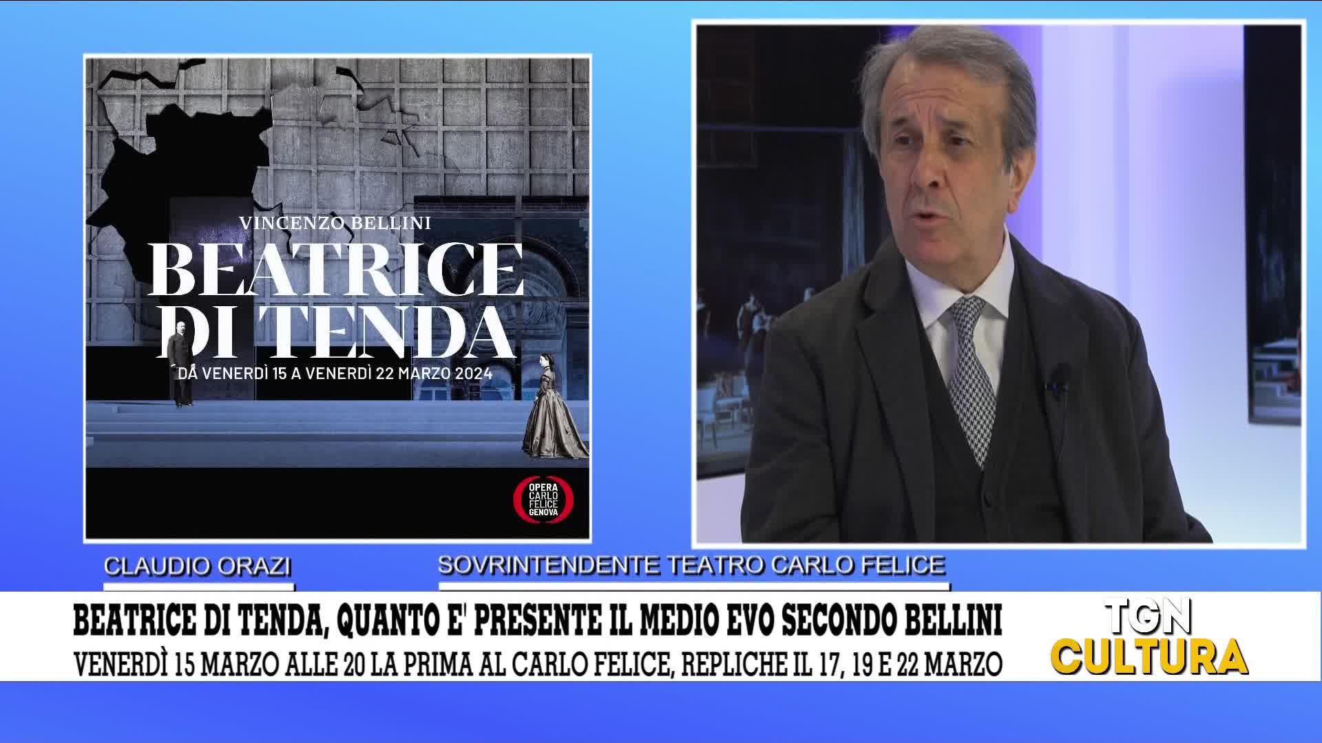 TGN Cultura -Claudio Orazi presenta: Beatrice di Tenda