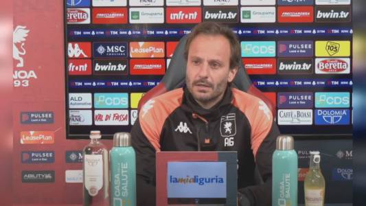 Genoa, Gilardino: "Con la Juve possiamo trasformarci. Vitinha titolare? Sta facendo bene"