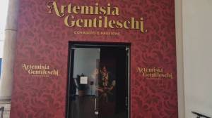 Genova: blitz femminista alla mostra di Artemisia al Ducale