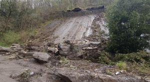 Frana a Bargagli, Giampedrone: "I detriti hanno invaso una strada comunale e la statale 45, ci vorranno diversi giorni per ripristinare la viabilità" 