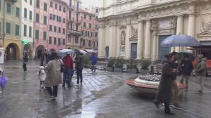 Santa Margherita Ligure, il maltempo non ferma i turisti. Il sindaco Donadoni: "Boom di stranieri"