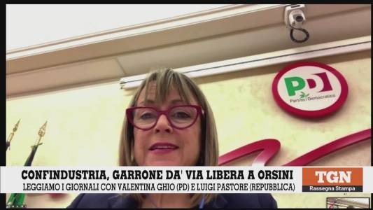 Confindustria, Ghio (Pd) a Telenord: "Occasione mancata per la Liguria, i nuovi vertici seguano le questioni della nostra regione"