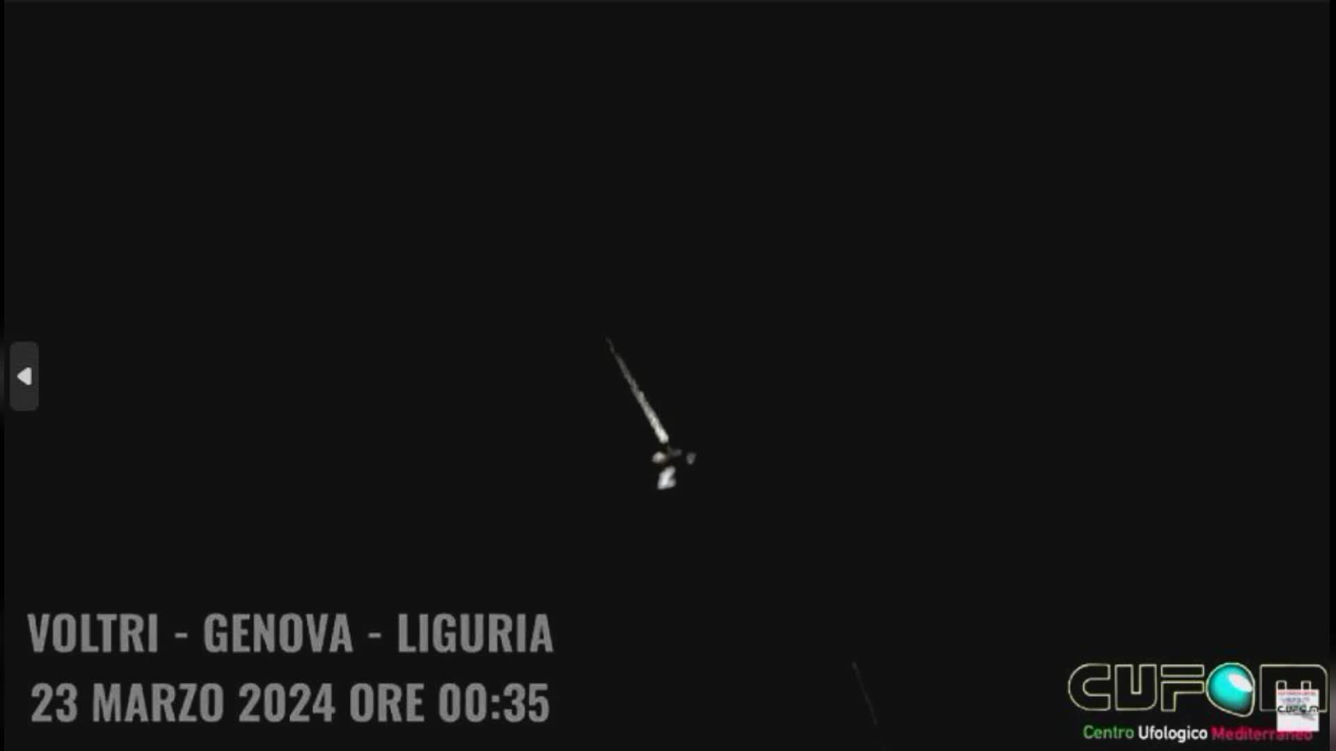Genova, UFO: nuovo avvistamento notturno a Voltri