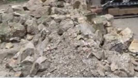 Maltempo, Imperia: crolla parte del muro sagrestia chiesa Cipressa